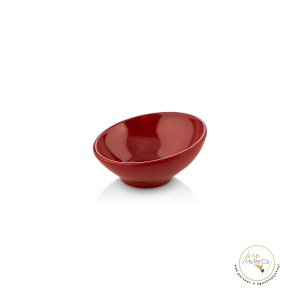 Elliptic posuda za sos /melamin – crvena boja/ – 9cm