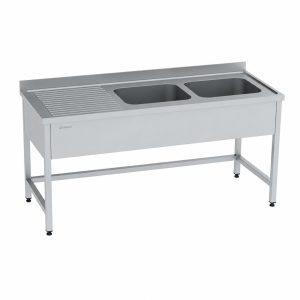 Otvorena sudopera sa dva korita desno 1900×700 mm