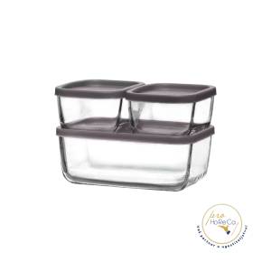 Cubes&Cube set zdjela sa poklopcem 3/1