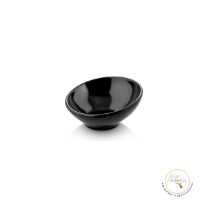 Elliptic posuda za sos /melamin – crna boja/ fi.9cm