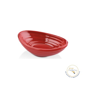 Oval posuda za sos /melamin-crvena boja/ – 75ml