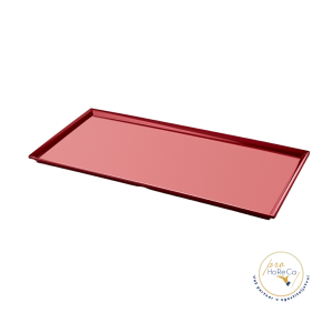 Pladanj /melamin – crvena boja/ – 51x24cm