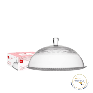 Chrochet pladanj sa poklopcem fi.31cm /staklo/